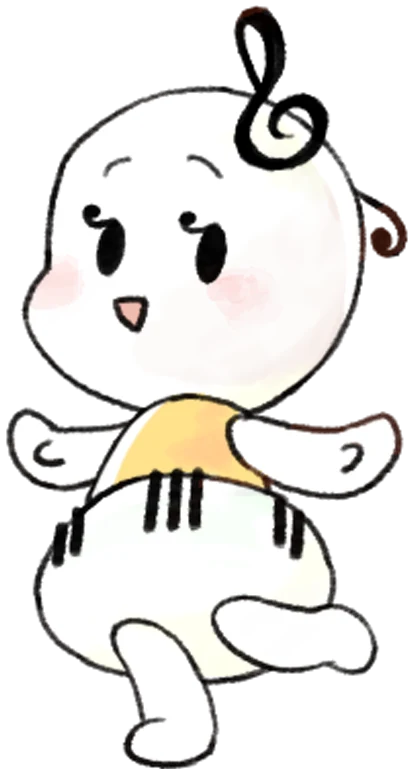 Pia in a piano costume
